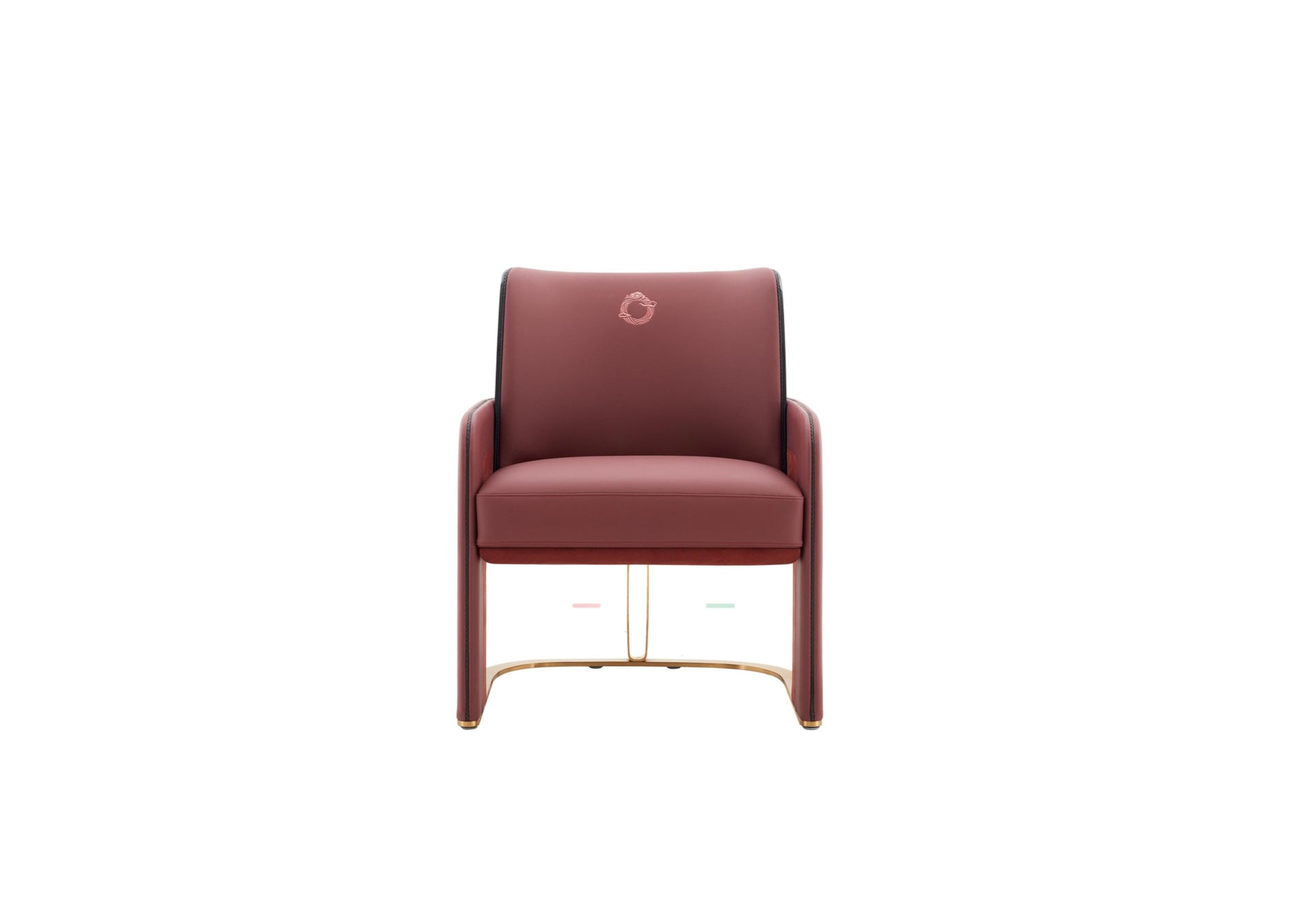 ML-71 – Contemporary Armchair with Sculptural Form and Velvet Accents